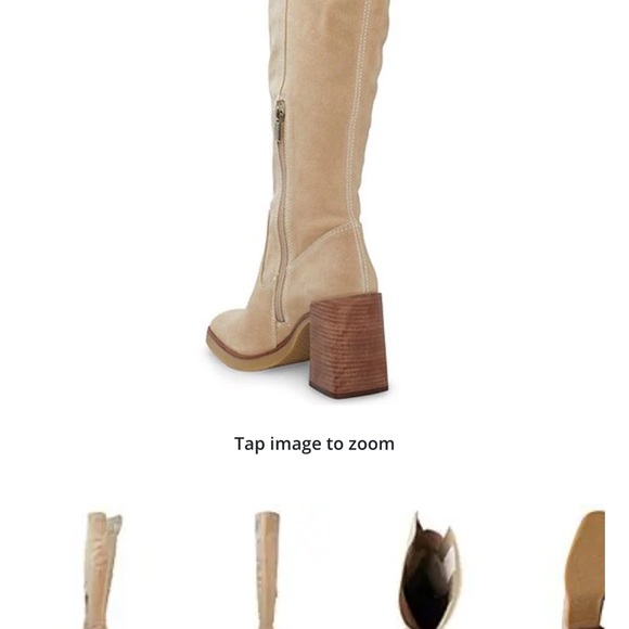 Vince Camuto, the Eyana Suede Over The Knee boots size 7 - Picture 3 of 3